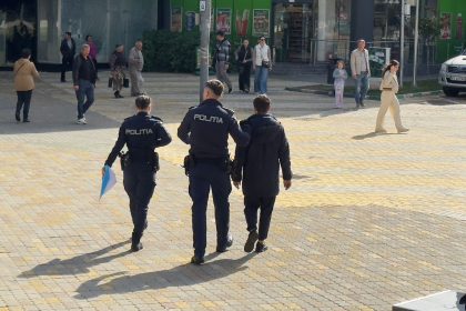 Piteshti Scandal in plena zi in centru Un barbat a fost implicat