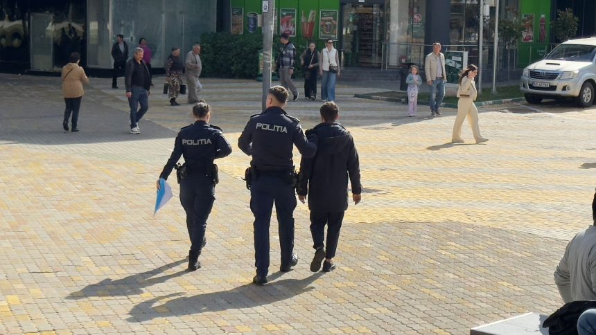Piteshti Scandal in plena zi in centru Un barbat a fost implicat