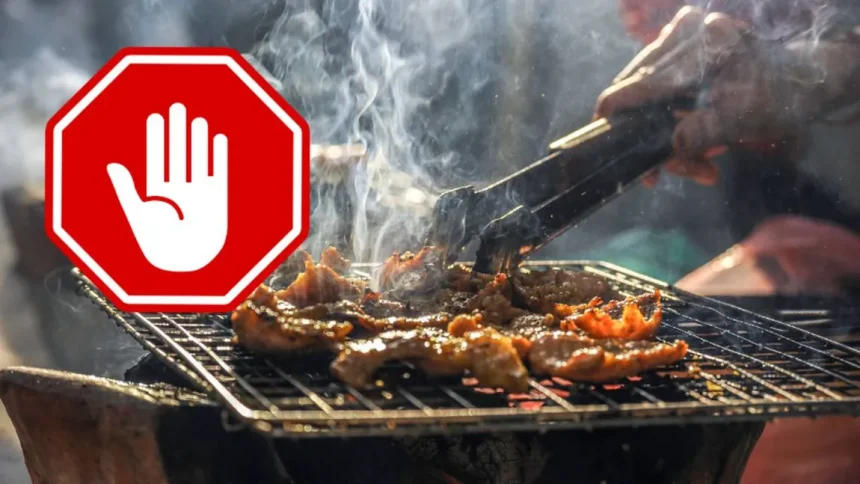 Un gratar simplu in curte iti poate aduce o amenda foarte mare