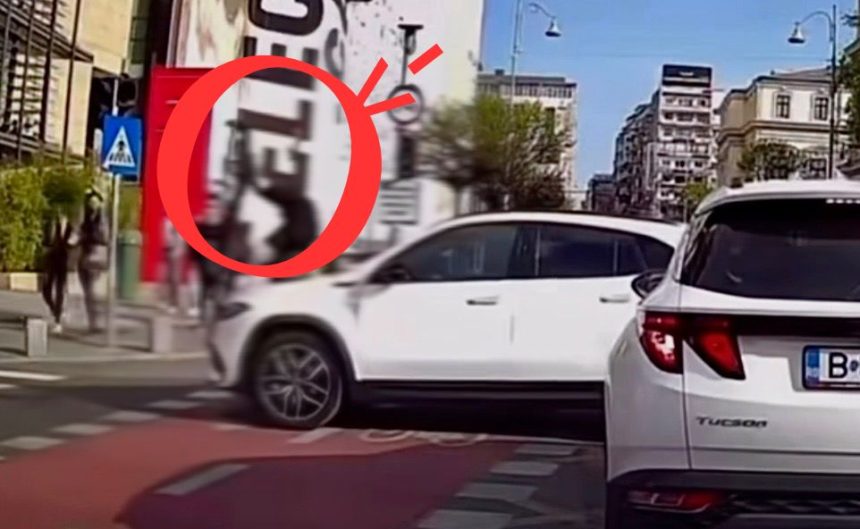 accident grav biciclist lovit intr o intersectie