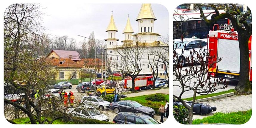 accident in nord un motociclist a fost implicat