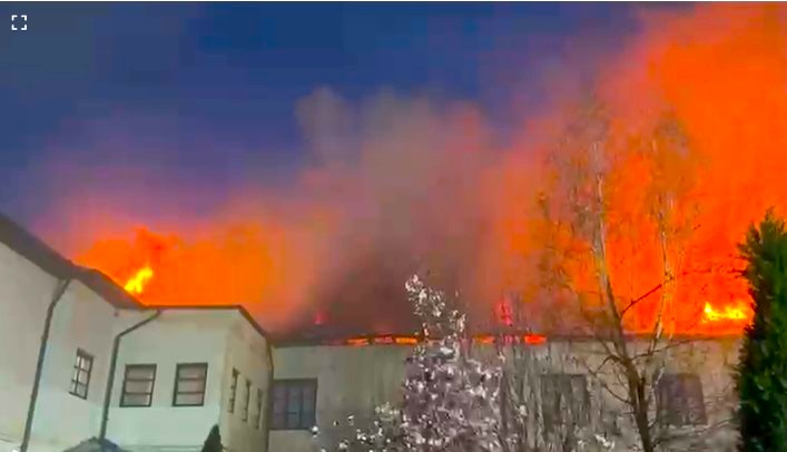 incendiu devastator intr o manastire in noaptea de paste