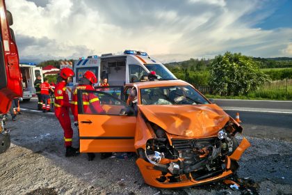 Accident extrem de grav pe DN 7 Pitesti Sibiu