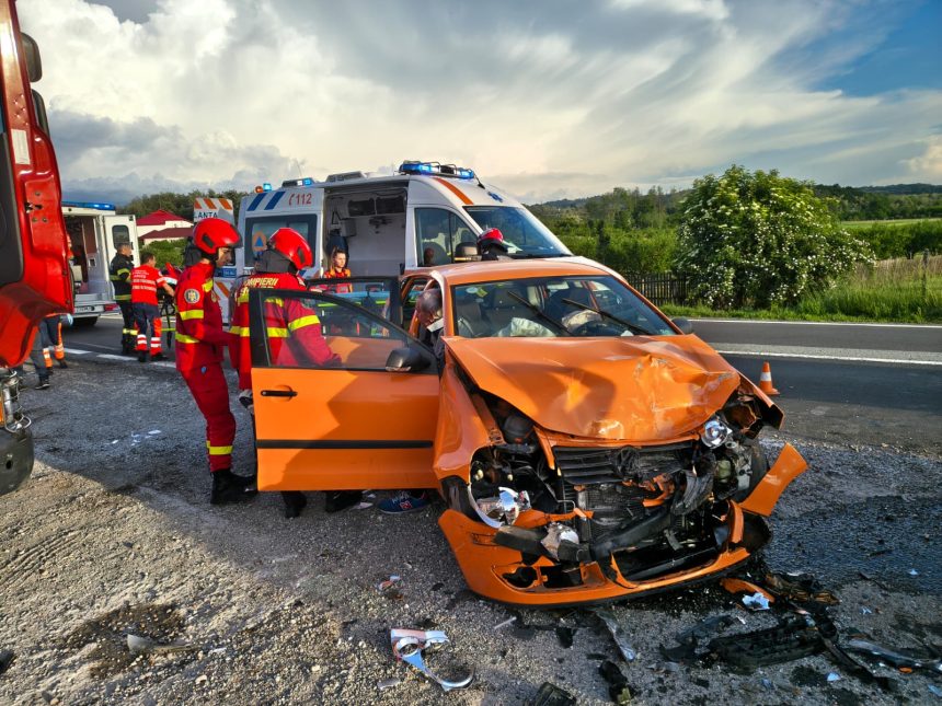 Accident extrem de grav pe DN 7 Pitesti Sibiu