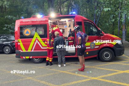 Accident serios in Parcul Trivale din Pitesti
