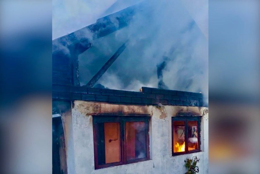 Arges Incendiu devastator Flacarile se extind