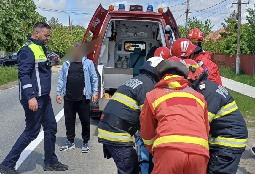 Arges Motociclist accidentat