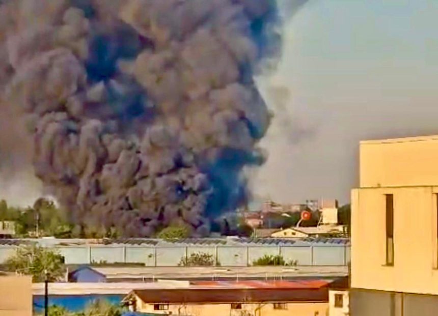 Incendiu de amploare INSI ACEAST MOMENT A fost emis RO Alert