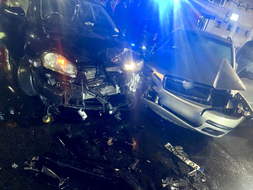 Piteshti Accident grav in centrul orasului noaptea trecuta