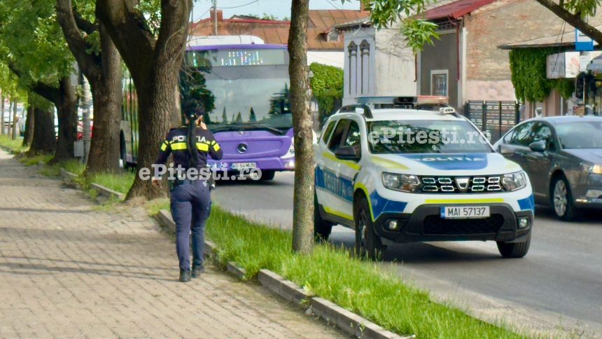 Piteshti Conflict intens la statia de autobuz Tanar de 23 de ani