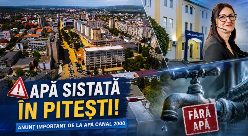 Piteshti Criza acuta de ap in centru