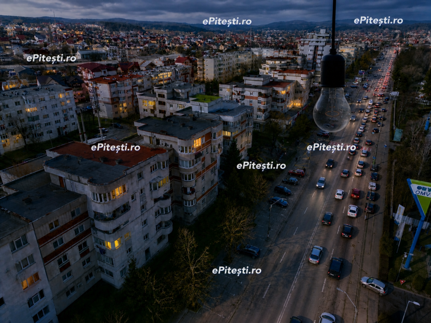 Piteshti fara electricitate Zonele afectate