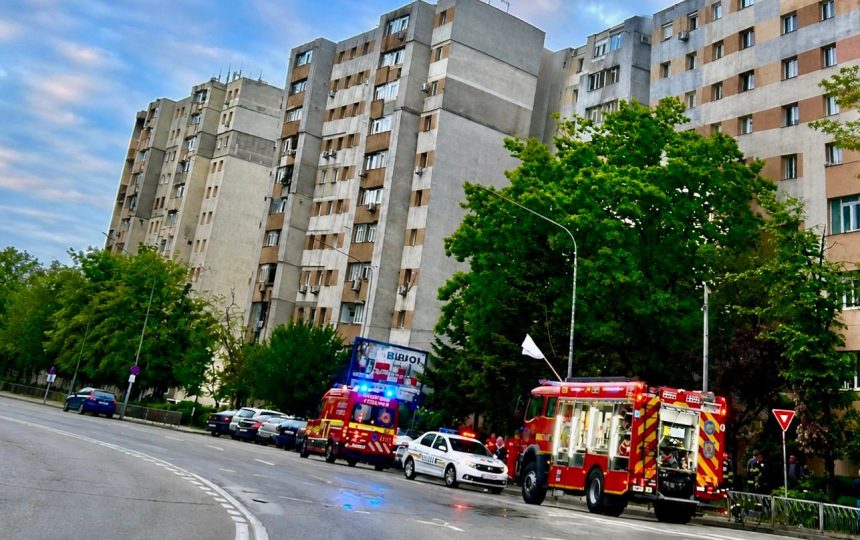 Pitesti Incendiu intr un apartament din zona de nord Persoane afectate
