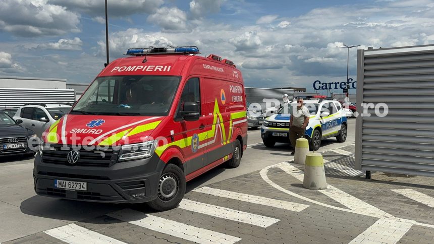 Piteti Accident la Arge Mall Un copil de 13 ani a fost ranit