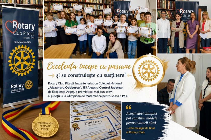 Rotary Club Pitesti si Alexandru Odobescu in colaborare cu