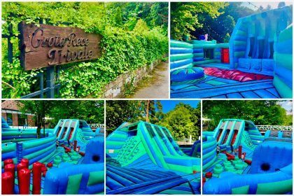 S a deschis cel mai mare parc gonflabil pentru copii din Pitest