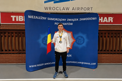 Stefan Tonghioiu pompier din Arges dublu medaliat mondial
