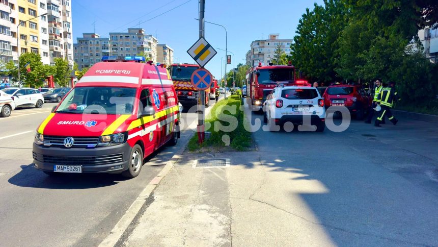 Tensiune mare in Prundu lang Lidl in Piteti Sa