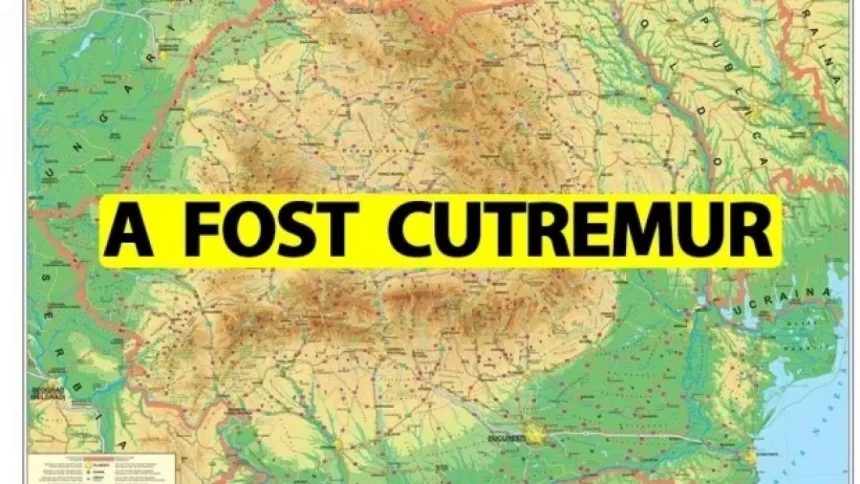 Un nou cutremur in Romania in aceasta seara A fost resimtit