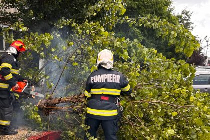 Vremea a provocat distrugeri in Arges
