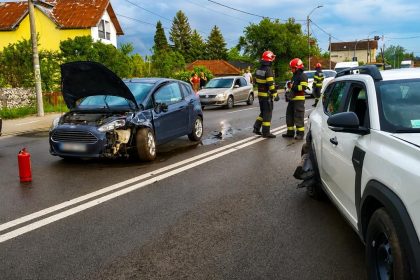 accident grav la intrarea in pitesti trafic blocat