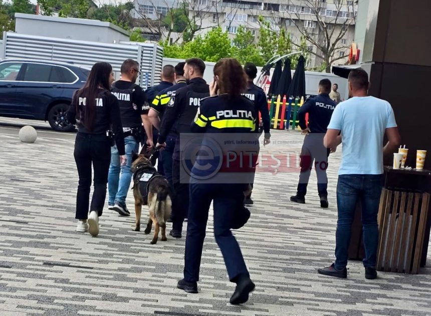 exclusiv operatiune impresionanta la arges mall politistii