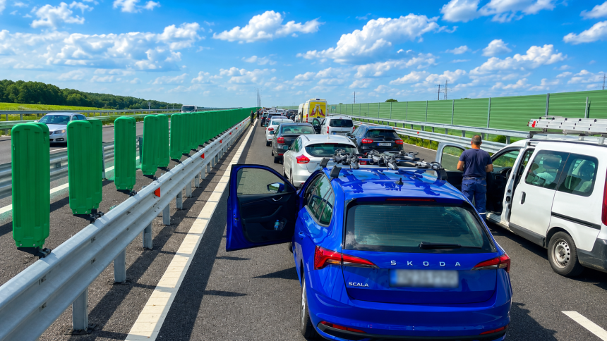 Accident cu victime pe autostrada A1 catre Pitesti