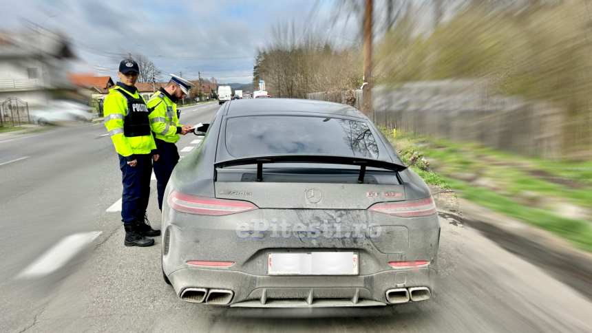 Baut la volan si circuland cu 157 km h pe DN73 Arges
