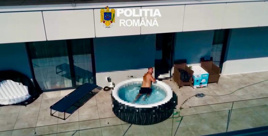 Capturat direct din piscina urmarit international