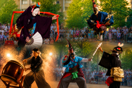 Ce nu au mai vazut niciodata locuitorii din Pitesti un spectacol japonez