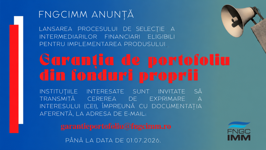 FNGCIMM deschide invitatia de participare pentru selectie