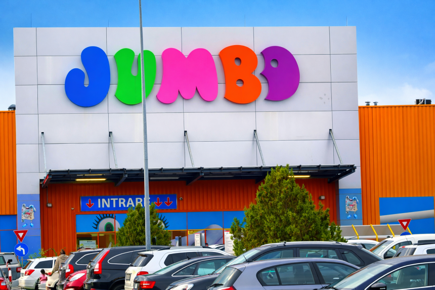 Fabrica celebre care se transforma in hipermarket Jumbo