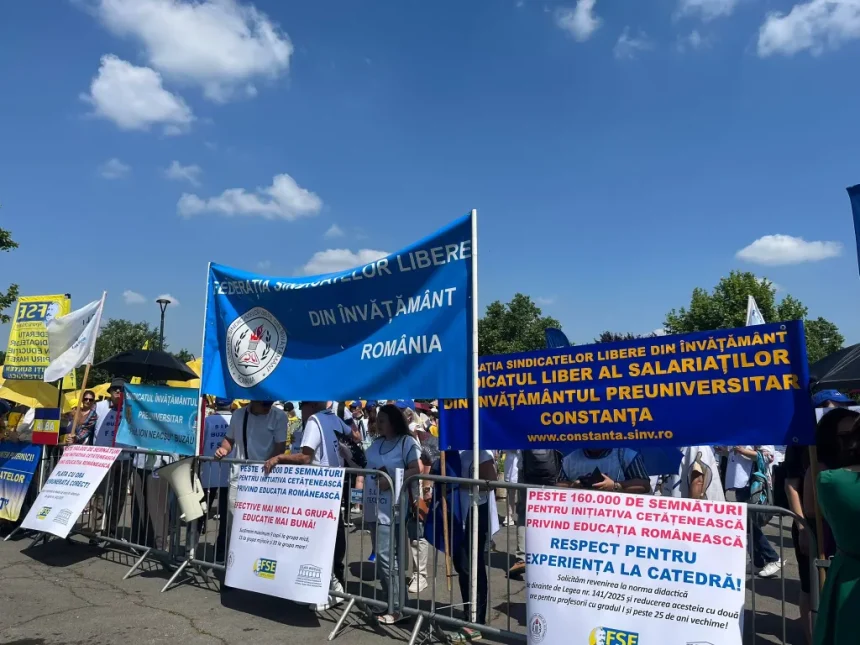 Le a ajuns Protest de proportii al profesorilor