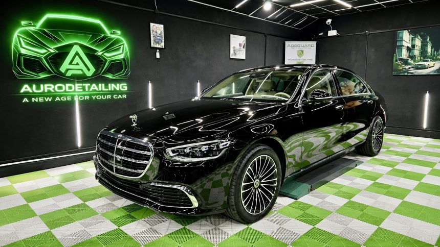 Mercedes S500 tratament exclusiv la AuroDetailing Pitesti