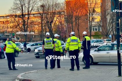 Mirosul l a tradat prins baut la volan in Pitesti