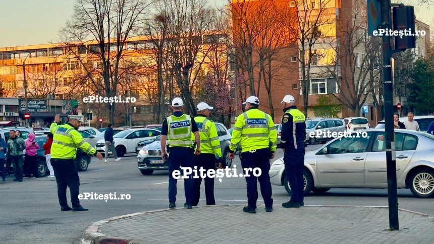 Mirosul l a tradat prins baut la volan in Pitesti
