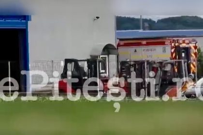 Mobilizare urgenta la o fabrica din apropierea Pitestiului