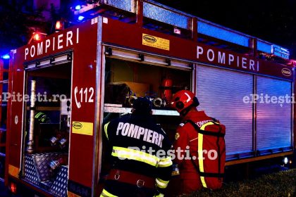 Panica in Arges Ardere in acest moment