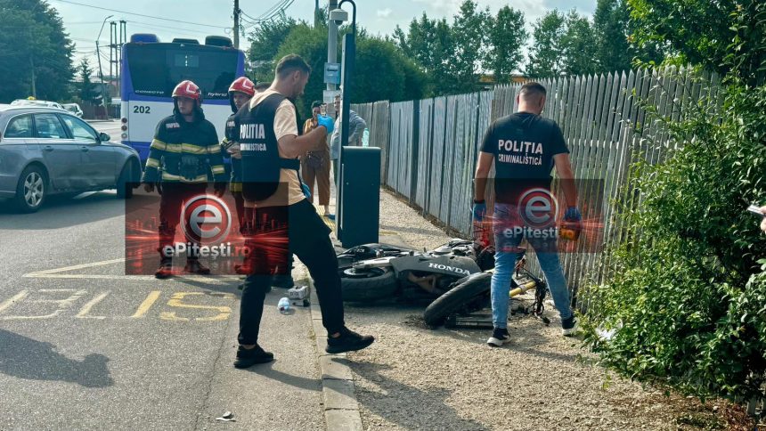 Politisti implicati intr un accident serios in Pitesti