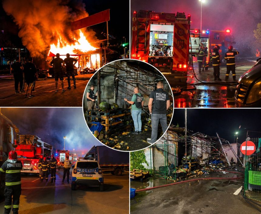 ULTIMA ORA NOI informatii privind incendiul devastator de la En Gros