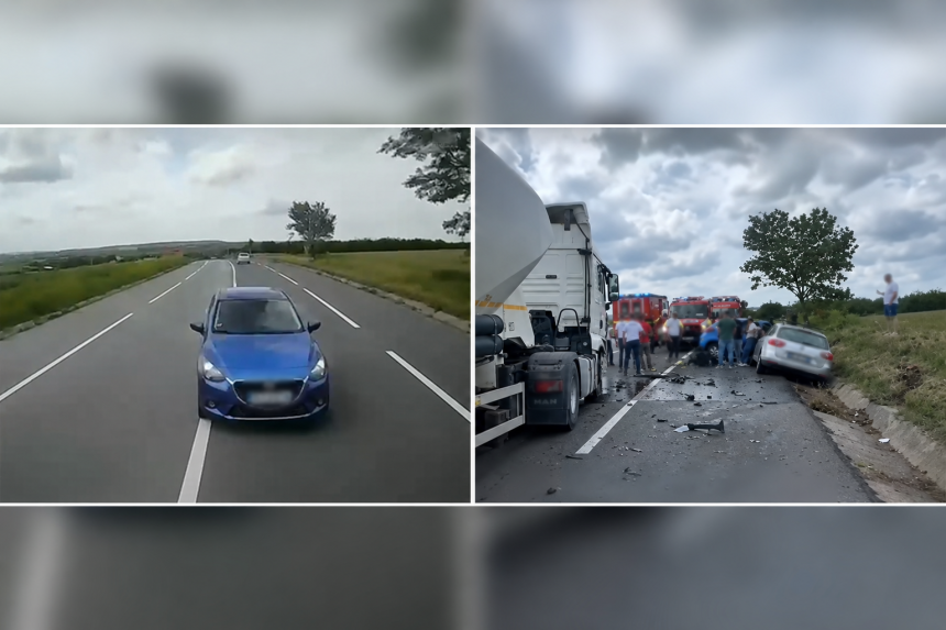 accident mortal surprins pe video un sofer in varsta de 82 de ani a intrat