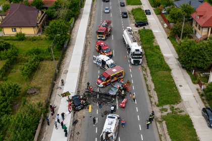 accident teribil a avut loc un dezastru pe sosea