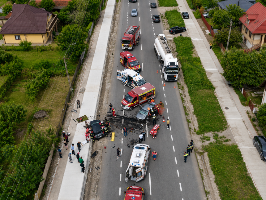 accident teribil a avut loc un dezastru pe sosea