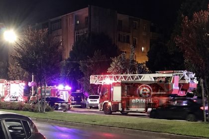 incendiu intr un apartament din pitesti