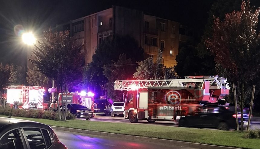 incendiu intr un apartament din pitesti