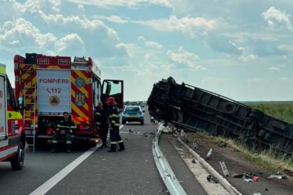 Accident cu mai multe victime printre care un copil de 5 ani