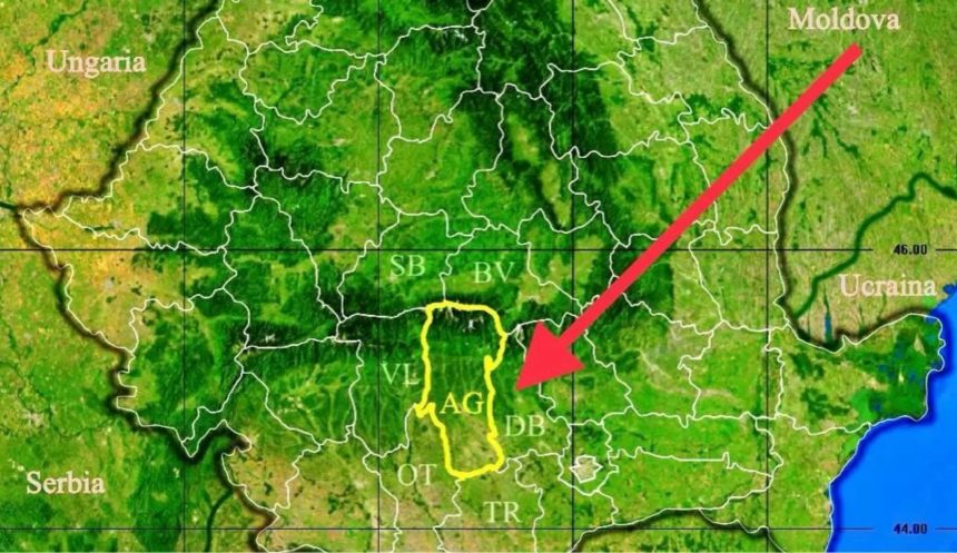 Argesul din nou sub media nationala