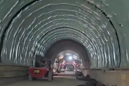 Autostrada Sibiu Pitesti A fost finalizata prima galerie a