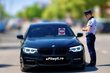 Bolid BMW prins cu 230 km h pe DEx 16 in Bihor Soferul a fost