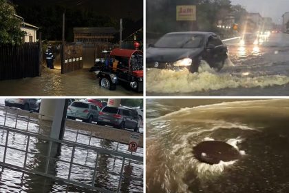 Dezastru in Pitesti si in Arges Ploi abundente si